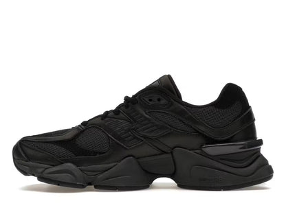 New Balance 9060 Triple Black Leather