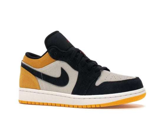 Air Jordan 1 Low Sail University Gold Black