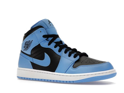 Air Jordan 1 Mid University Blue Black