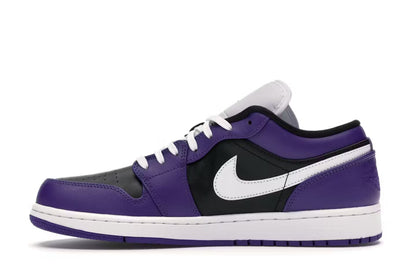 Air Jordan 1 Low Court Purple Black