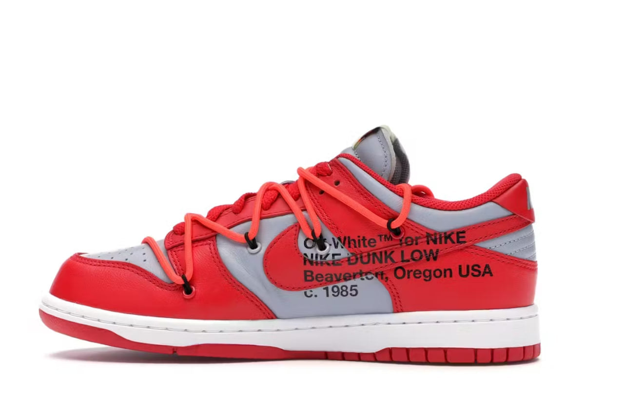 Nike Dunk Low Off White University Red