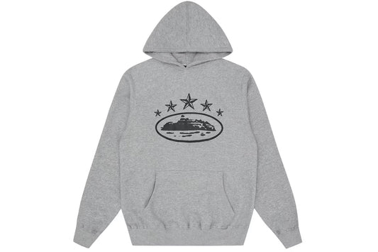 Corteiz 5Starz Alcatraz Hoodie Grey