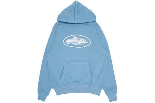 Corteiz Alcatraz Hoodie Baby Blu