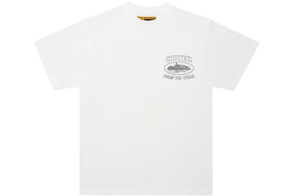 Corteiz Insignia Waffle T-Shirt White/Grey