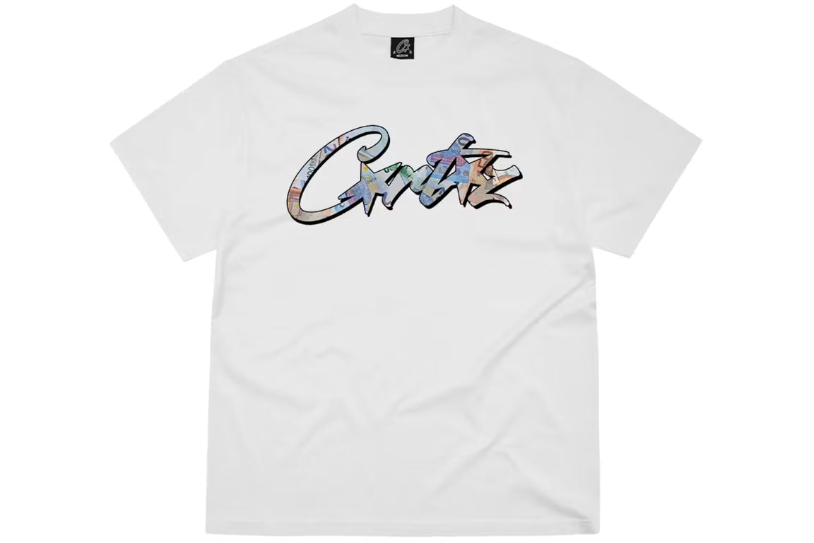 Corteiz Allstarz Euros Tee White