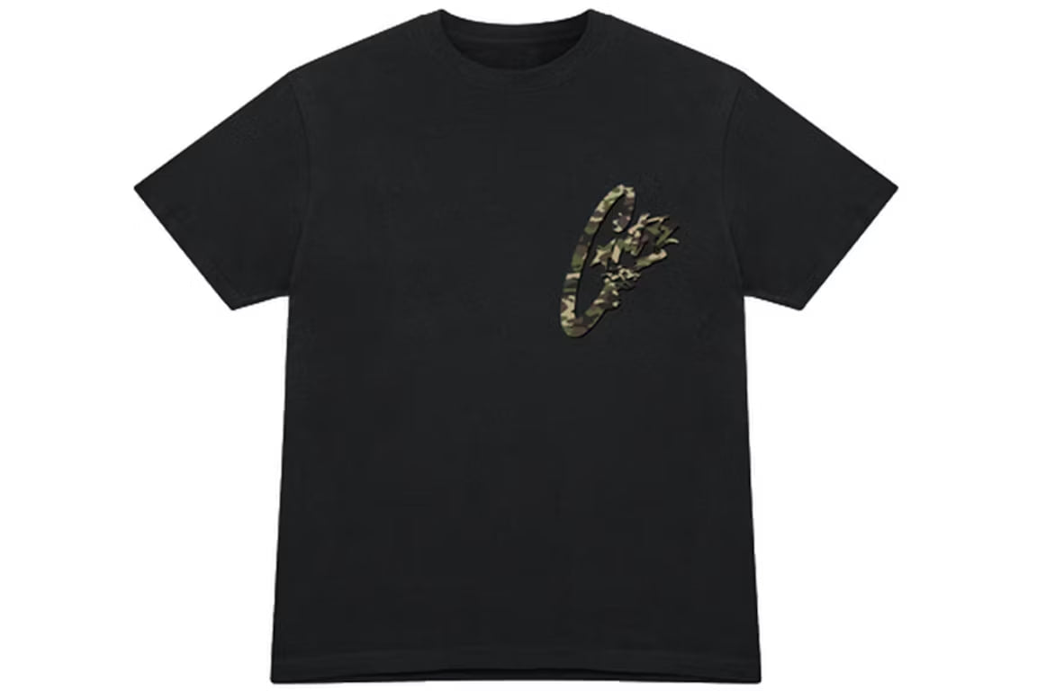 Corteiz Camo Gunslinger T-shirt Black/Camo