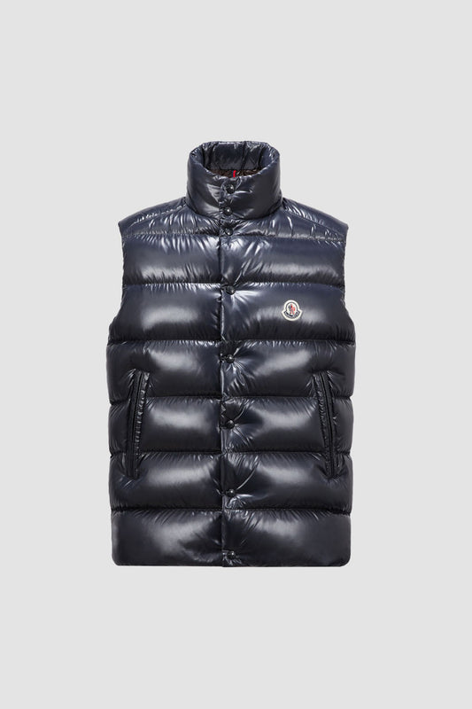 Tibb Down Gilet Men Dark Blue