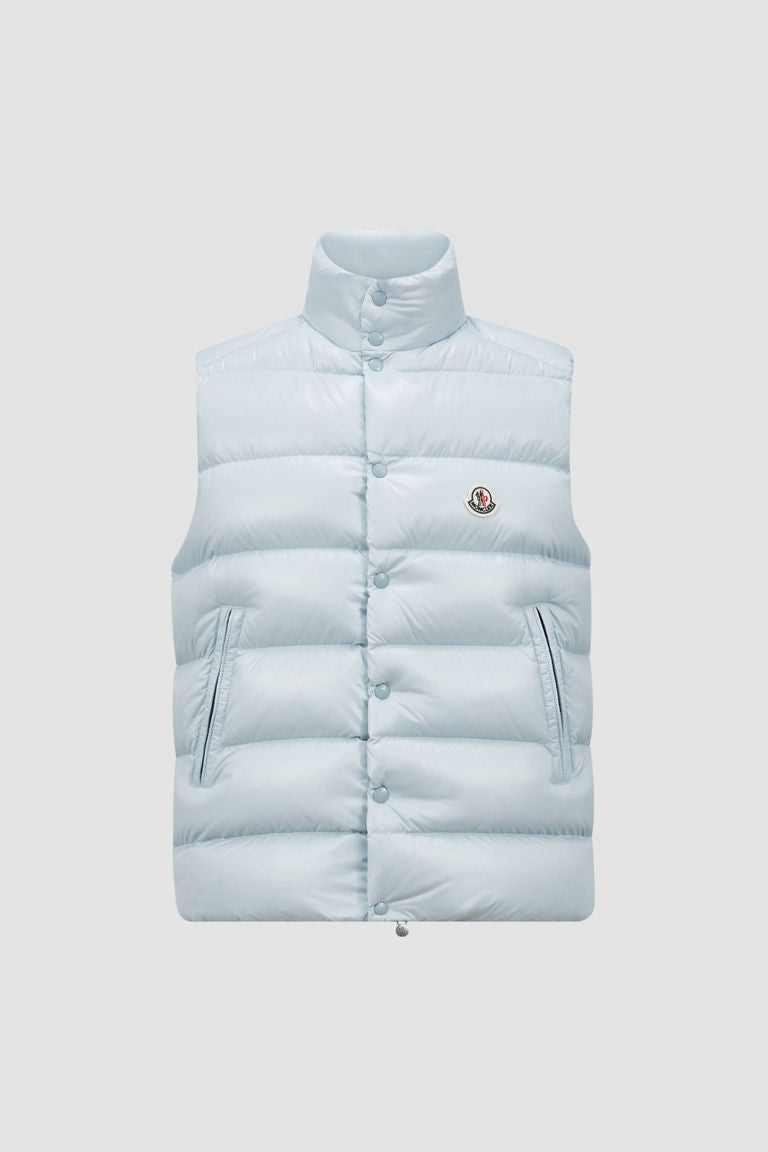 Tibb Down Gilet Men Pastel Blue