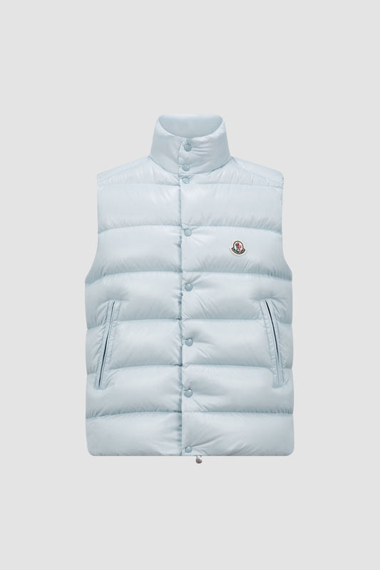 Tibb Down Gilet Men Pastel Blue