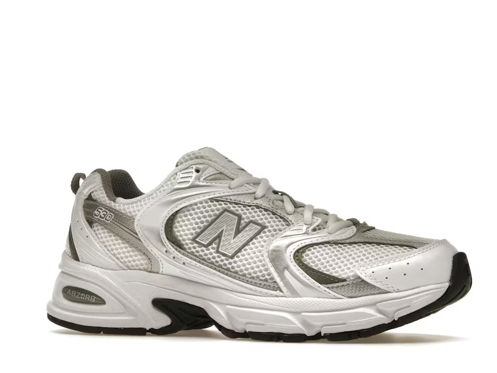 New Balance 530White Silver Metallic