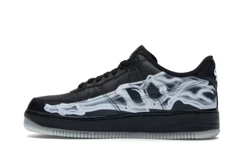 Air Force 1 Low Black Skeleton Haloween