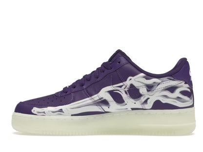 Air Force 1 Low Purple Skeleton Halloween