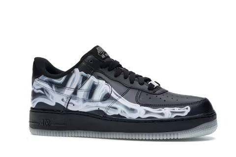 Air Force 1 Low Black Skeleton Haloween