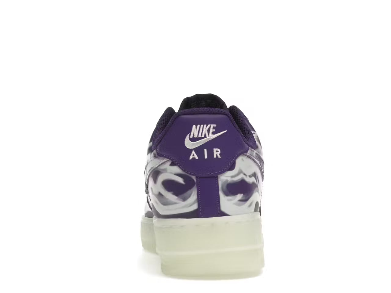 Air Force 1 Low Purple Skeleton Halloween