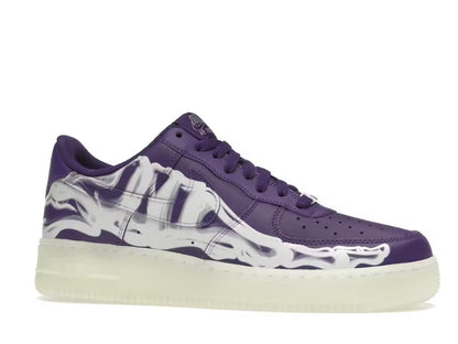 Air Force 1 Low Purple Skeleton Halloween