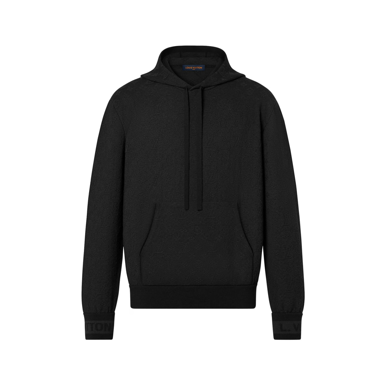 Louis Vuitton Monogram Hoodie Black