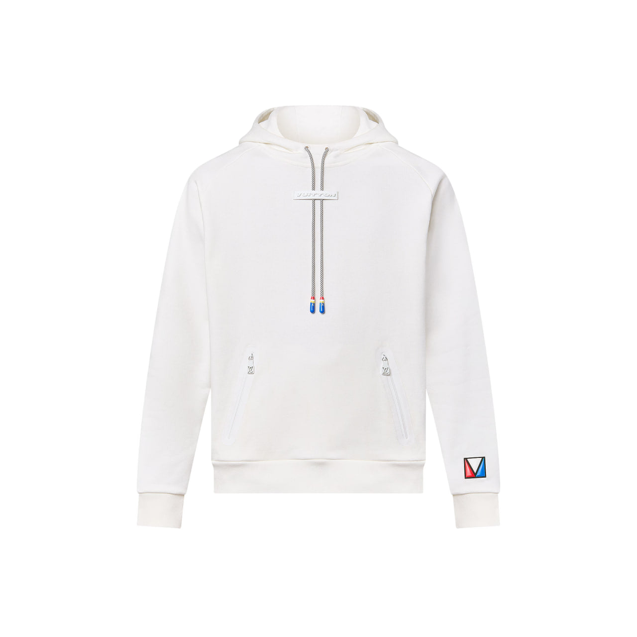 Louis Vuitton Signature Cotton Hoodie White