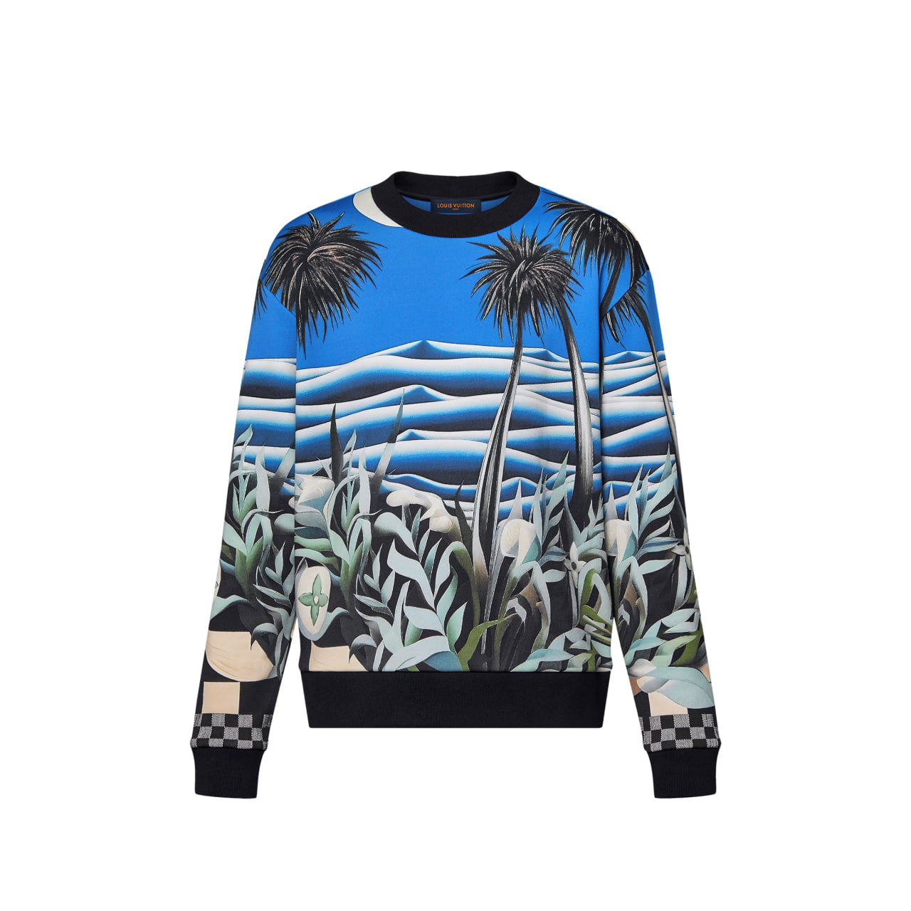 Louis Vuitton Printed Technical Cotton Sweatshirt