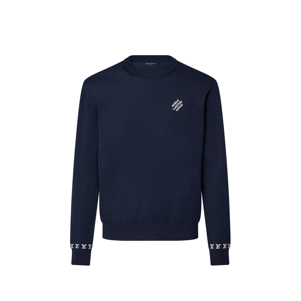 Louis Vuitton Signature Cotton Crewneck Navy