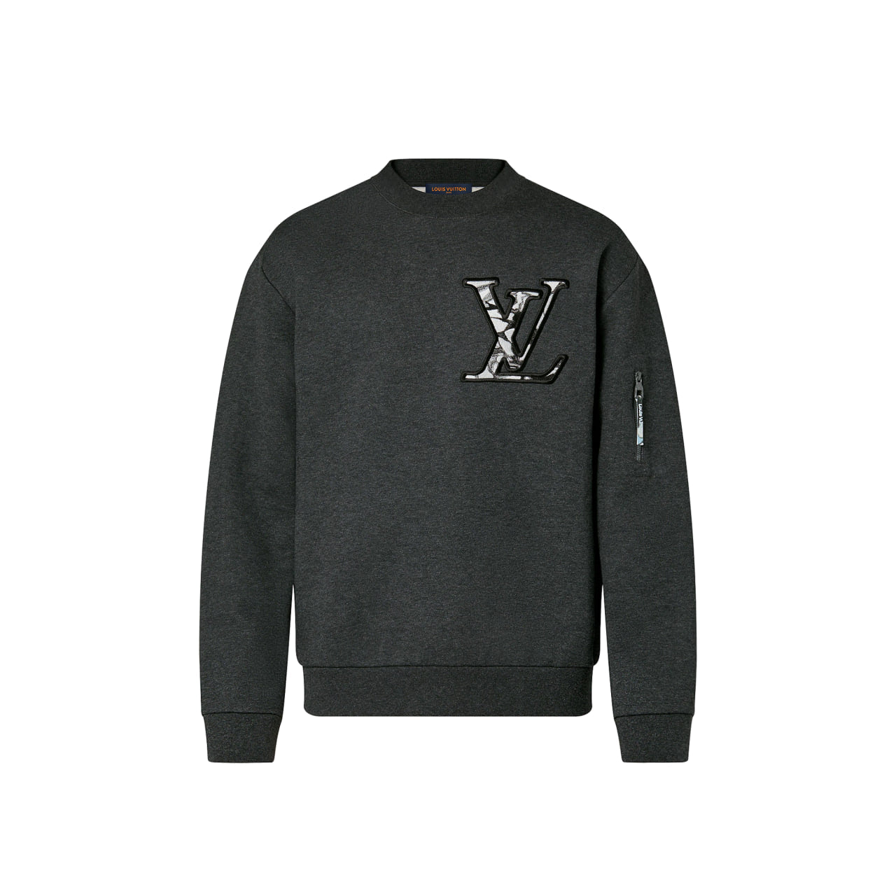 Louis Vuitton Cotton Crewneck Dark Grey