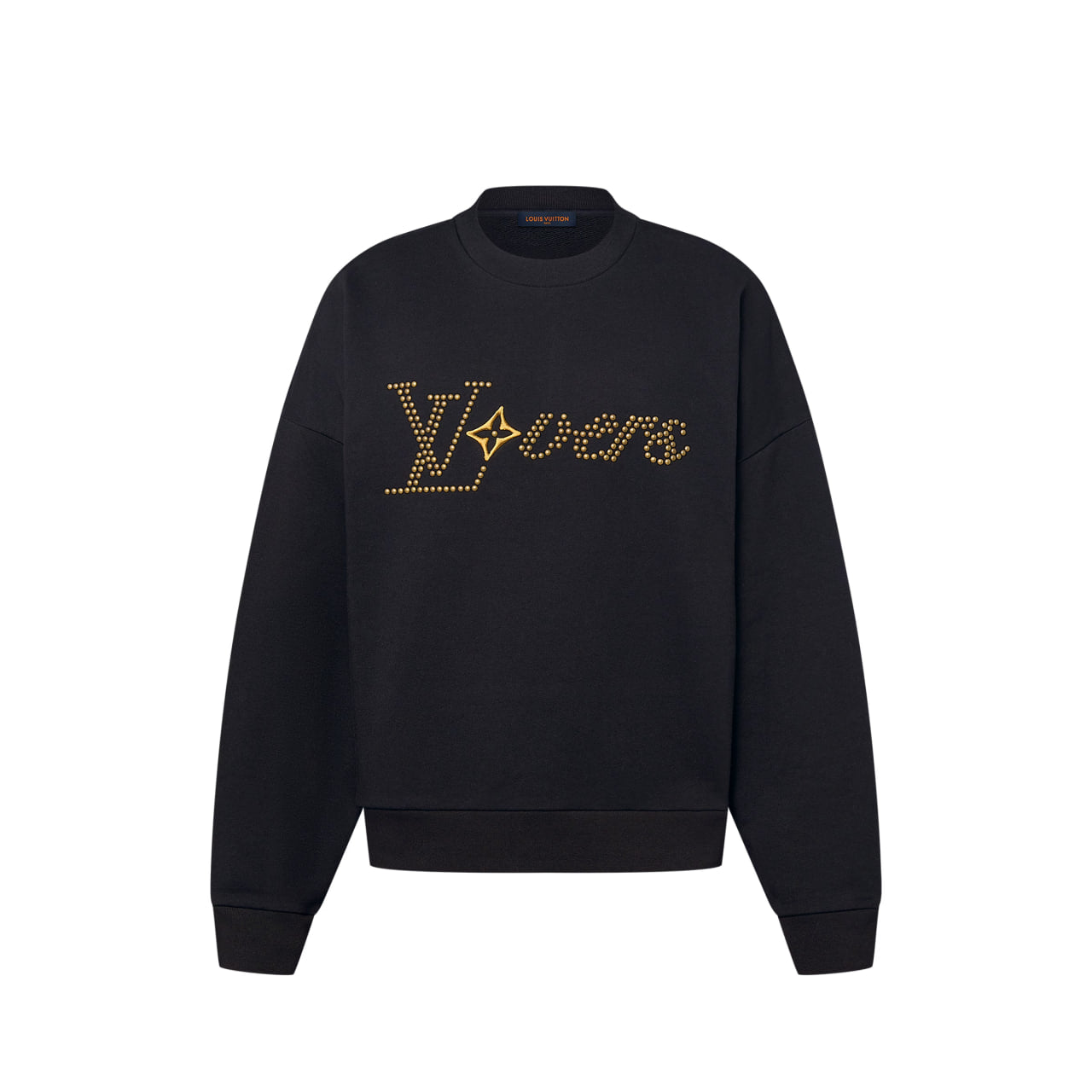 Louis Vuitton Cotton Signature Crewneck Black