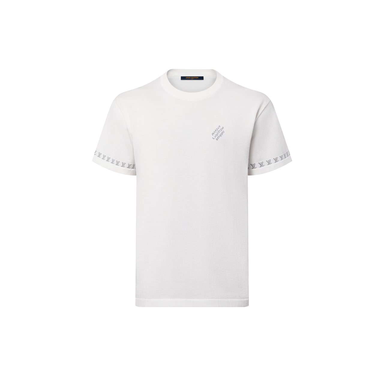 Louis Vuitton Short-Sleeved Cotton Crewneck White