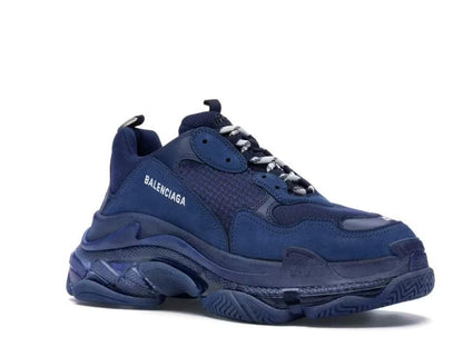 Balenciaga Triple S Clear Sole Navy