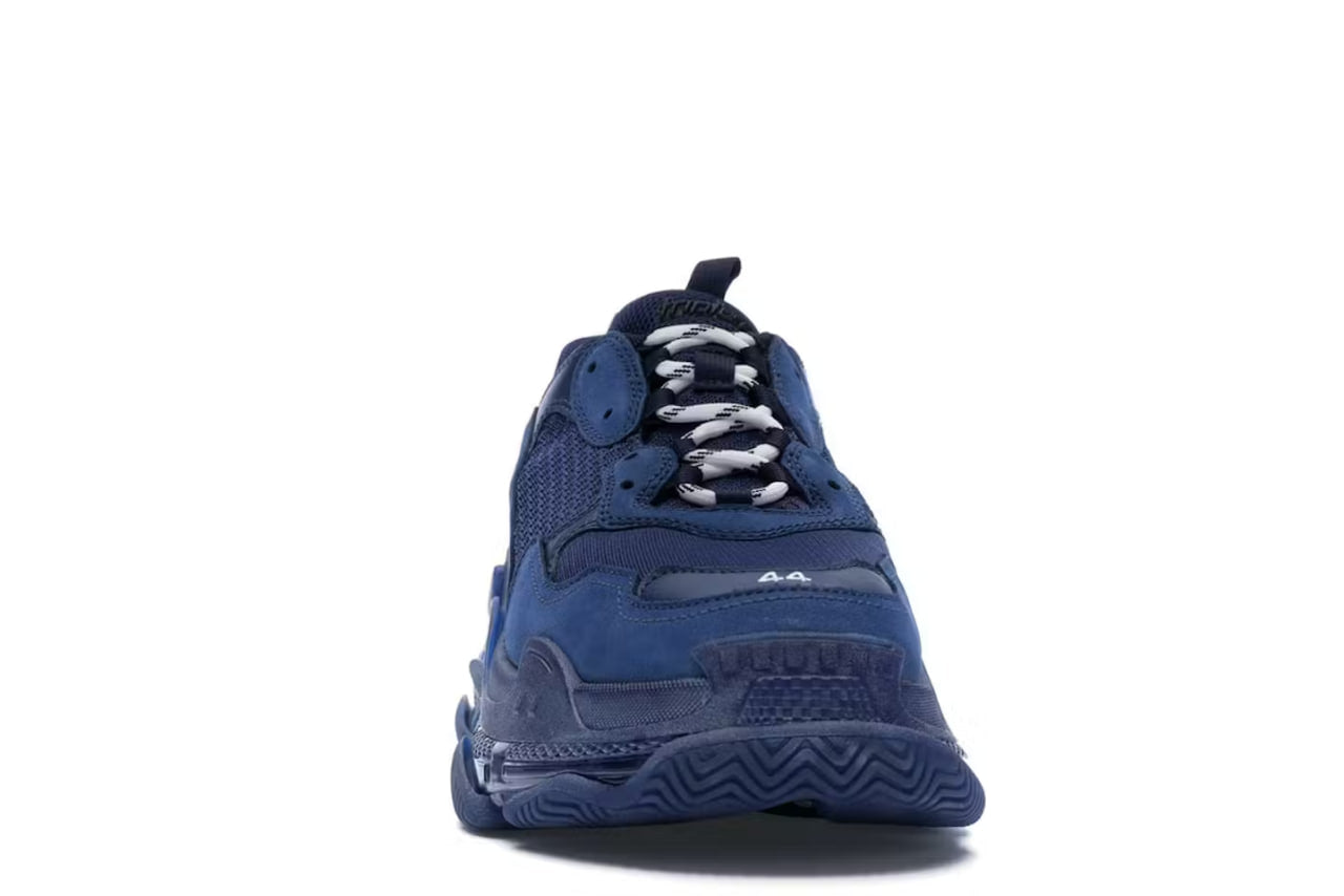 Balenciaga Triple S Clear Sole Navy