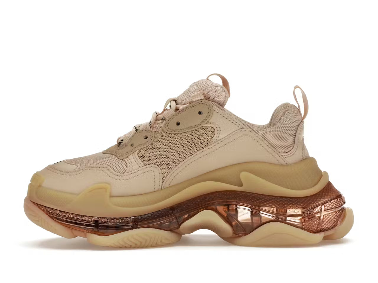 Balenciaga Triple S Clear Sole Beige