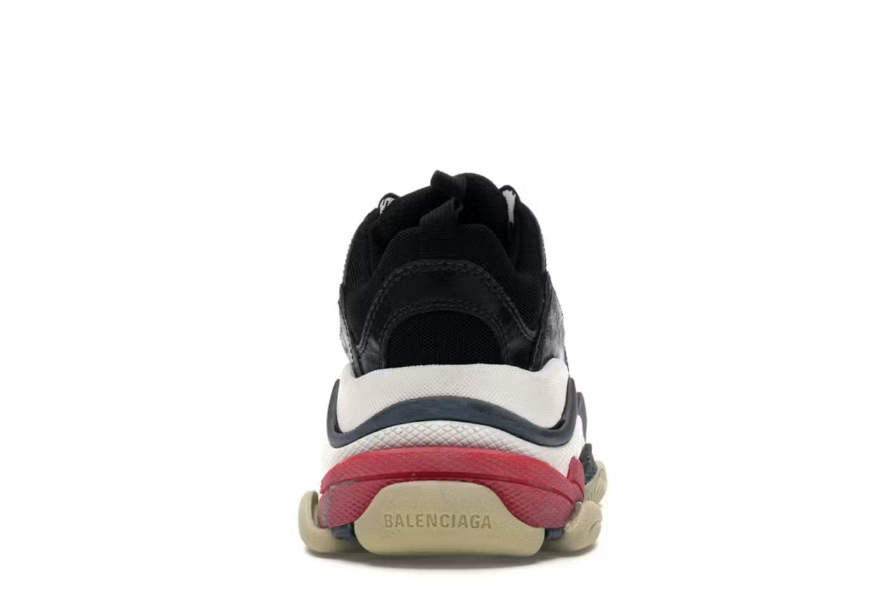 Balenciaga Triple S Black White Red