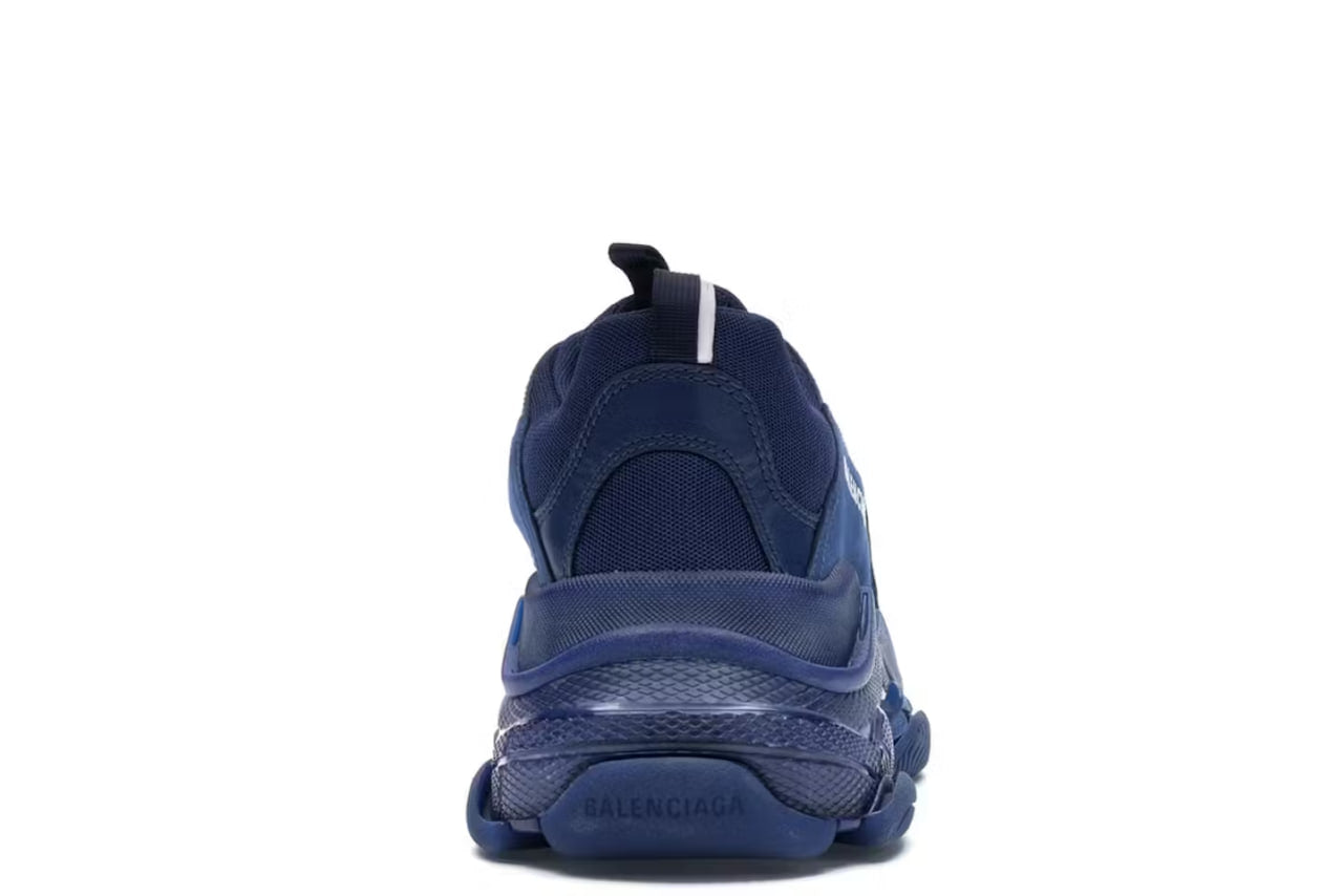 Balenciaga Triple S Clear Sole Navy