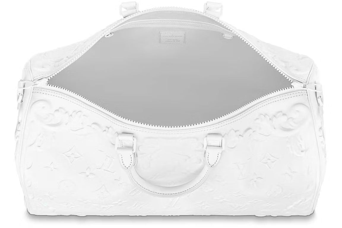 Louis Vuitton Keepall Bandouliere 50 Optic White