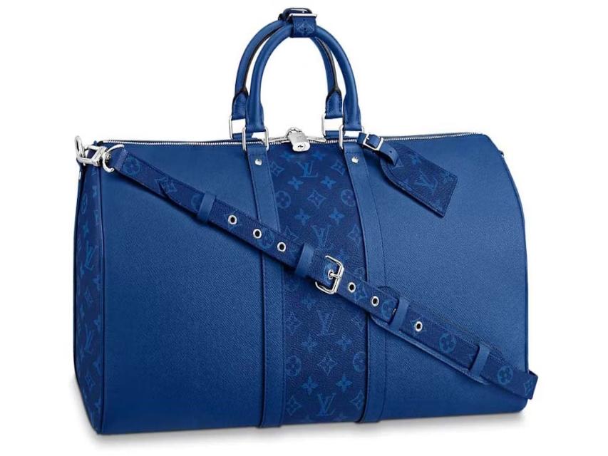 Louis Vuitton Keepall Bandouliere 50 Pacific Blue