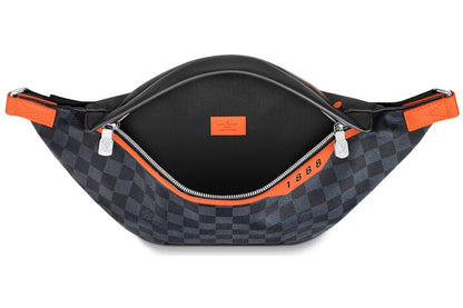 Louis Vuitton Discovery Bumbag Damier Cobalt Race Blue Orange