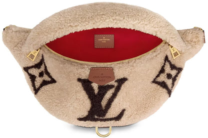 Louis Vuitton Bumbag Monogram Teddy Fleece Beige/Brown