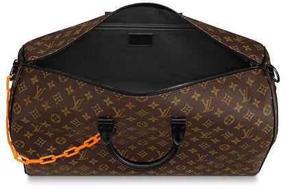 Louis Vuitton Keepall Bandouliere Black-tone 50 Brown