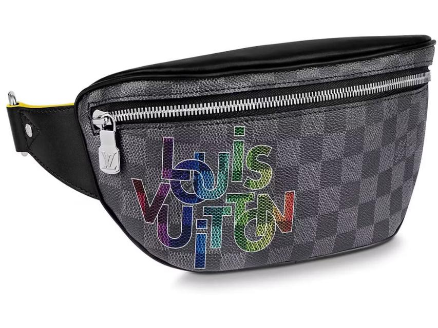 Louis Vuitton Bumbag Damier Graphite PM Yellow