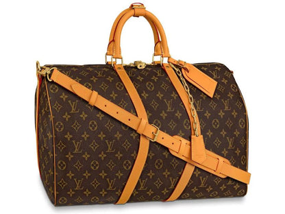 Louis Vuitton Keepall Bandouliere Wavy Monogram Legacy 50 Brown