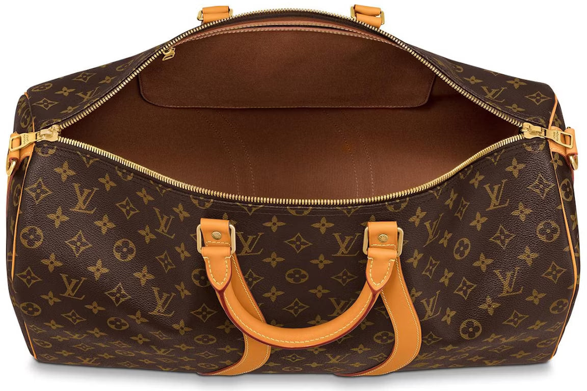 Louis Vuitton Keepall Bandouliere Wavy Monogram Legacy 50 Brown