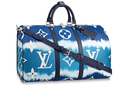 Louis Vuitton Keepall Bandouliere LV Escale 50 Bleu