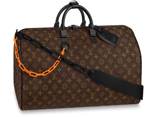 Louis Vuitton Keepall Bandouliere Black-tone 50 Brown