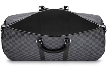 Louis Vuitton Keepall Bandouliere Damier Graphite 55 Black/Graphite