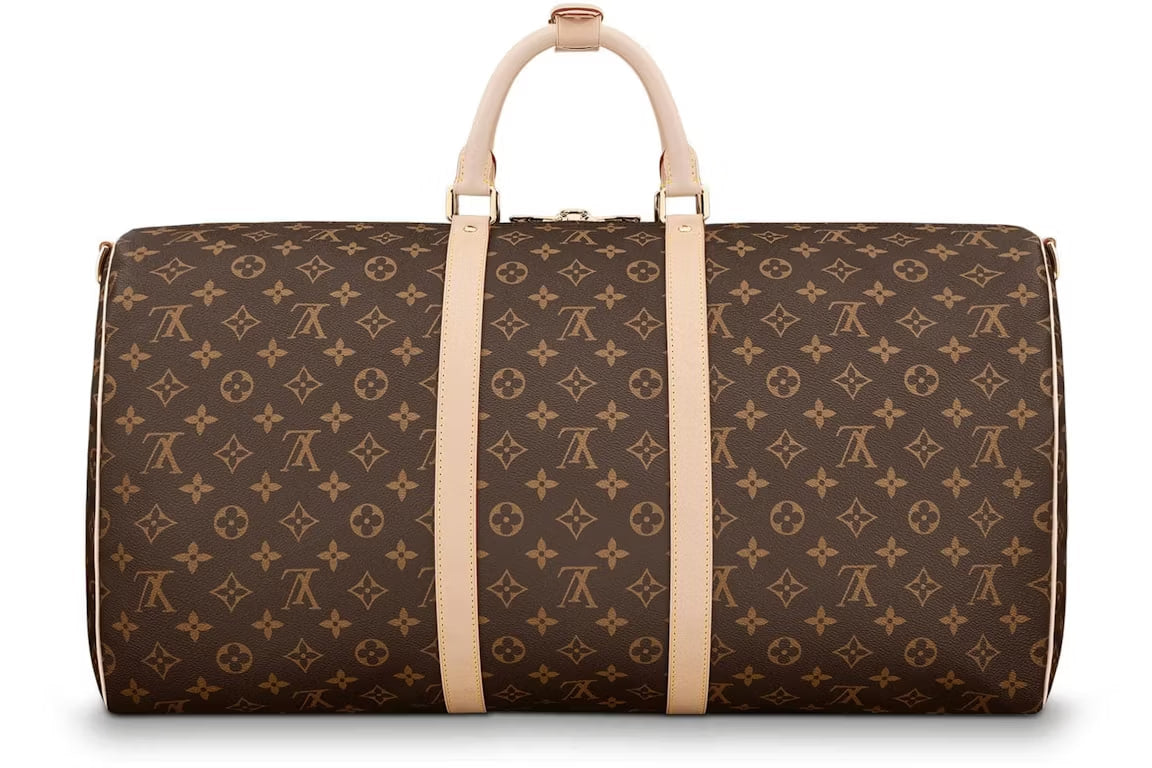 Louis Vuitton Keepall Bandouliere Monogram 55 Brown