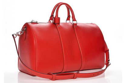 Louis Vuitton x Supreme Keepall Bandouliere Epi 45 Red