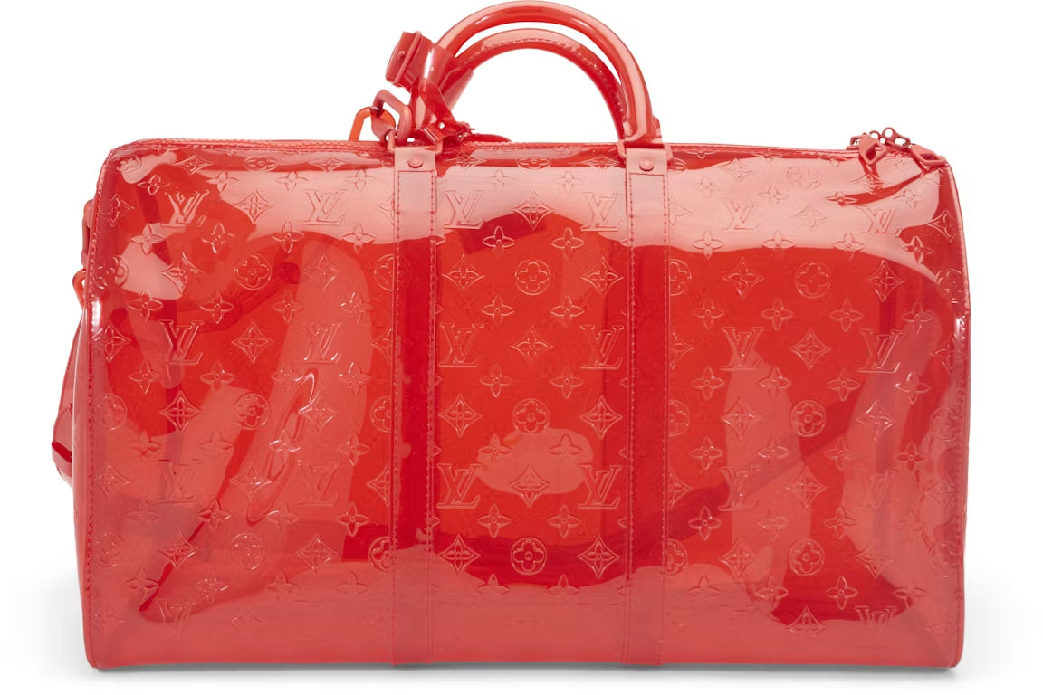 Louis Vuitton Keepall Bandouliere Monogram 50 Red