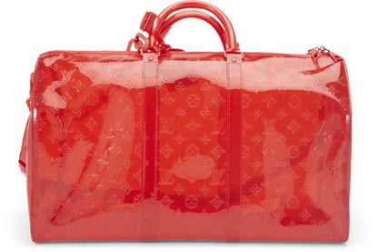 Louis Vuitton Keepall Bandouliere Monogram 50 Red