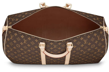 Louis Vuitton Keepall Bandouliere Monogram 55 Brown