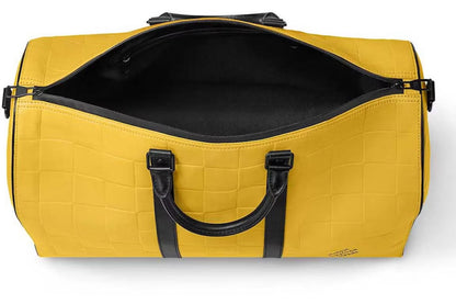 Louis Vuitton Keepall 50 Damier Scuba Yellow