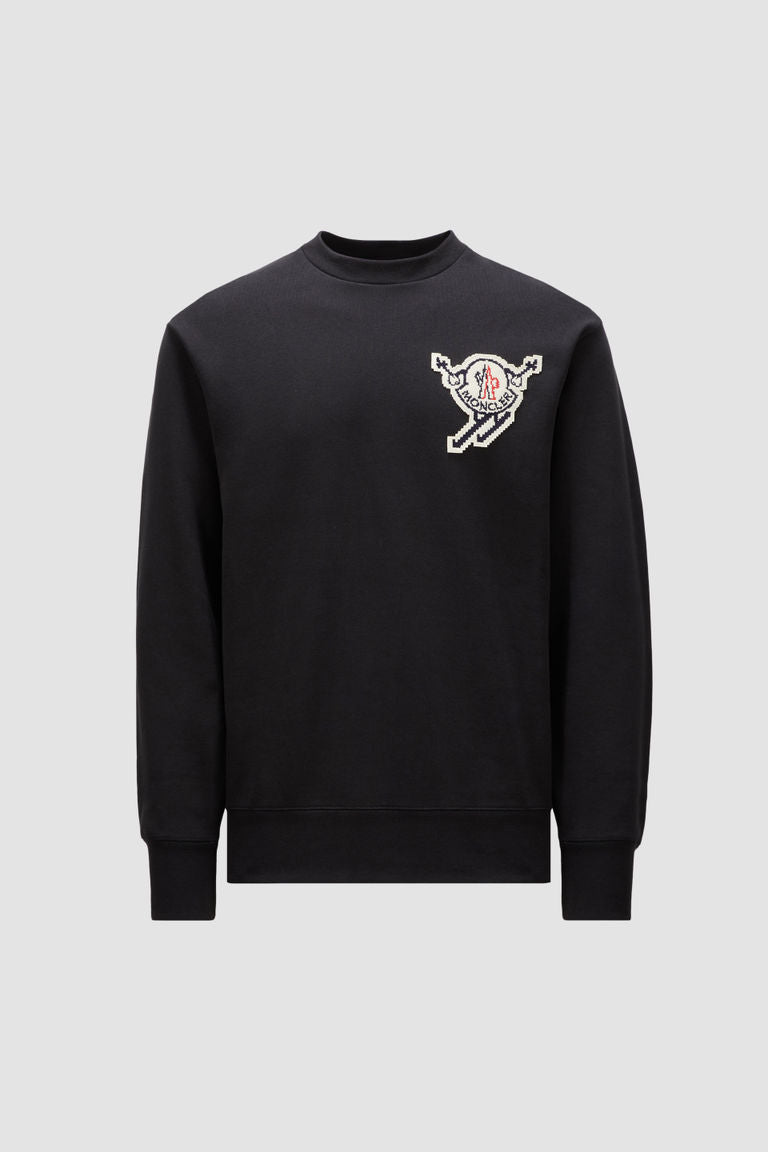 Ski Patch Sweatshirt Men Black