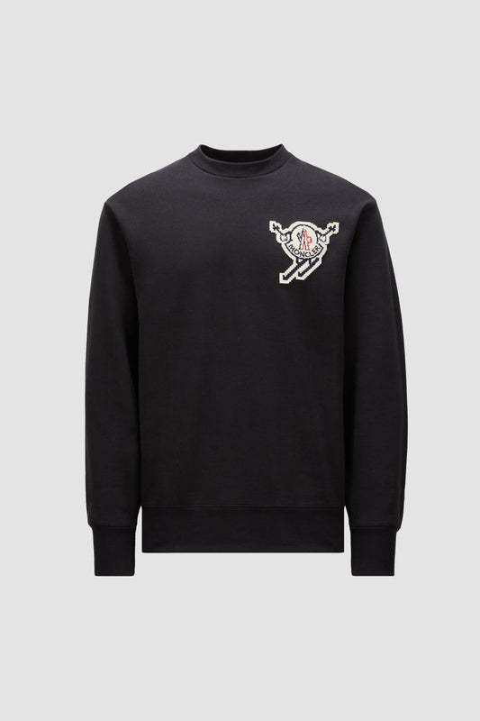 Ski Patch Sweatshirt Men Black